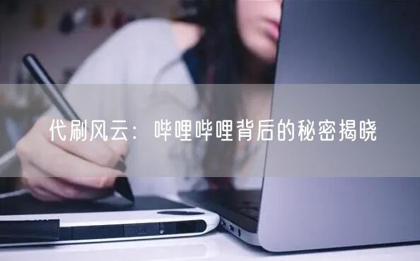 代刷风云：哔哩哔哩背后的秘密揭晓