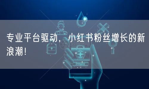 专业平台驱动，小红书粉丝增长的新浪潮！