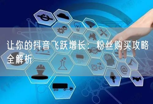 让你的抖音飞跃增长：粉丝购买攻略全解析