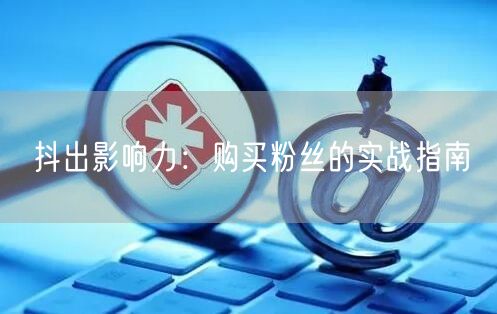 抖出影响力：购买粉丝的实战指南