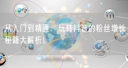 从入门到精通：玩转抖音的粉丝增长秘籍大解析！