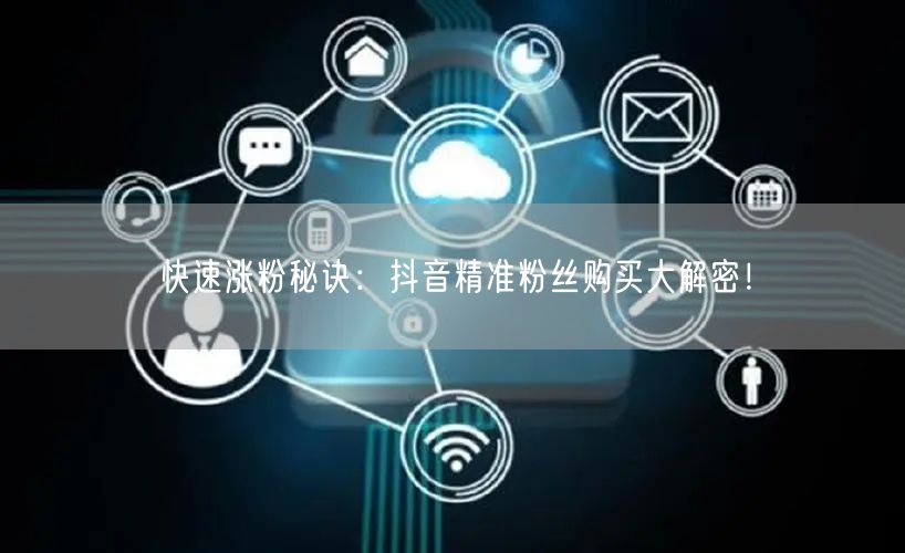 快速涨粉秘诀：抖音精准粉丝购买大解密！
