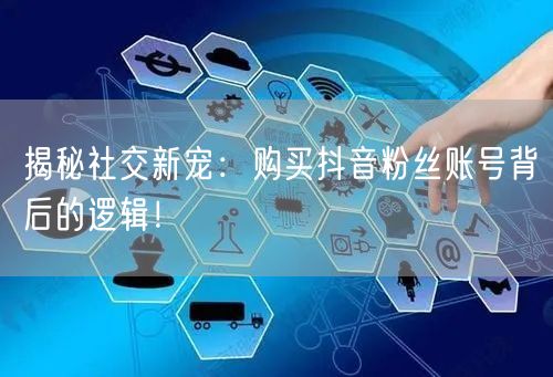 揭秘社交新宠：购买抖音粉丝账号背后的逻辑！