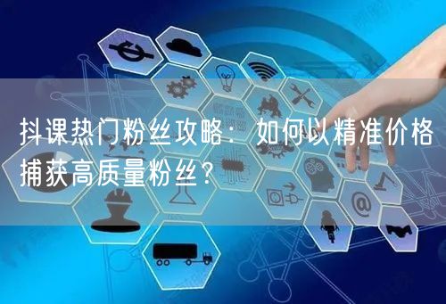 抖课热门粉丝攻略：如何以精准价格捕获高质量粉丝？