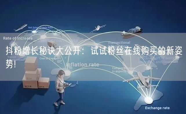 抖粉增长秘诀大公开：试试粉丝在线购买的新姿势!