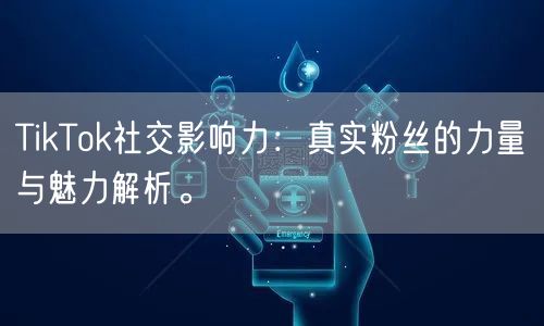 TikTok社交影响力：真实粉丝的力量与魅力解析。
