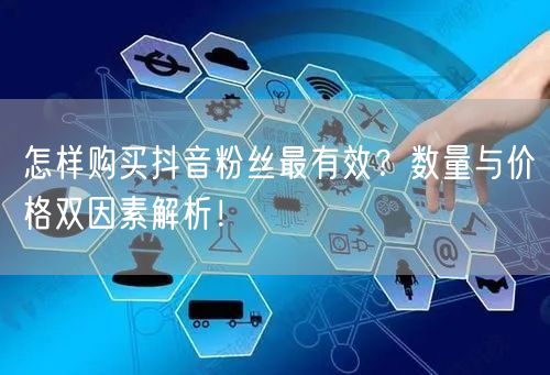 怎样购买抖音粉丝最有效？数量与价格双因素解析！