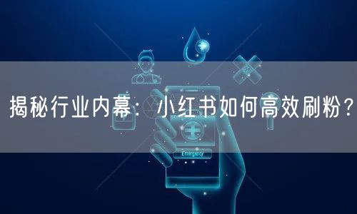 揭秘行业内幕：小红书如何高效刷粉？