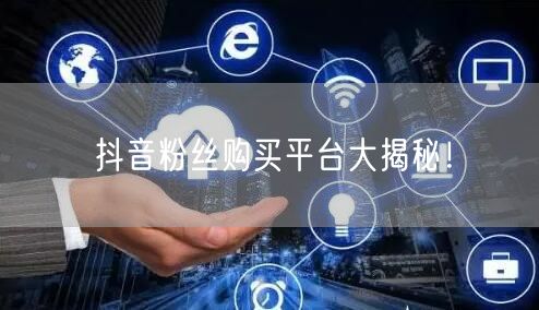 抖音粉丝购买平台大揭秘！