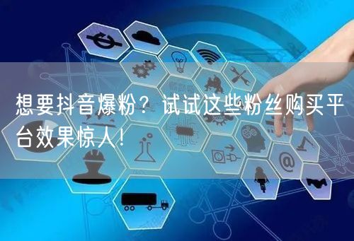 想要抖音爆粉？试试这些粉丝购买平台效果惊人！