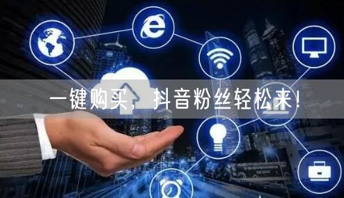 一键购买，抖音粉丝轻松来！
