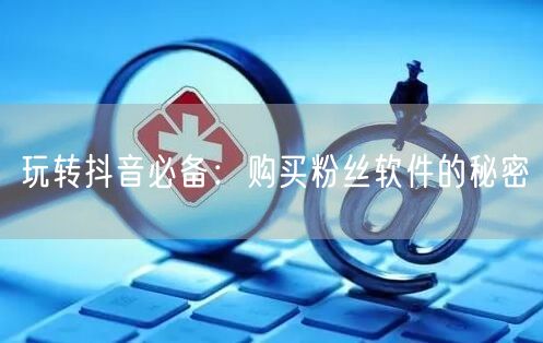玩转抖音必备：购买粉丝软件的秘密