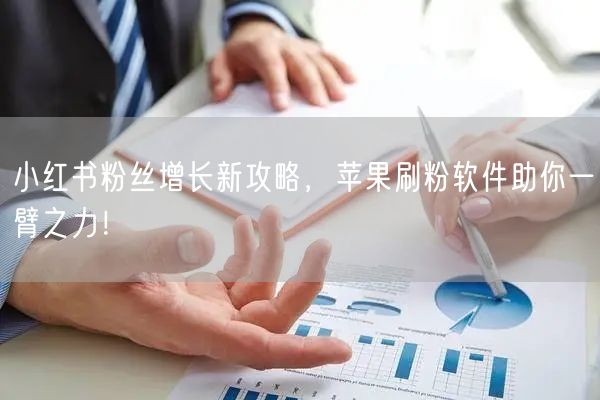 小红书粉丝增长新攻略，苹果刷粉软件助你一臂之力！