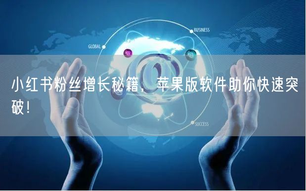 小红书粉丝增长秘籍，苹果版软件助你快速突破！