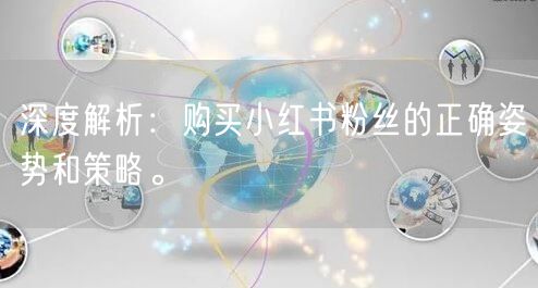 深度解析：购买小红书粉丝的正确姿势和策略。