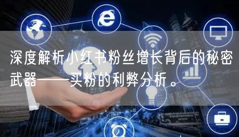 深度解析小红书粉丝增长背后的秘密武器——买粉的利弊分析。