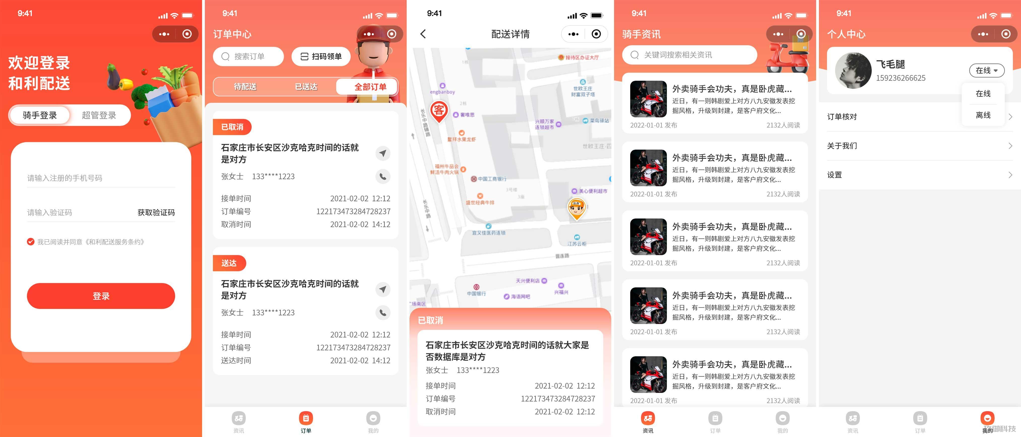 合利骑手端微信小程序 移动互联网 第1张 合利骑手端微信小程序 移动互联网 第1张